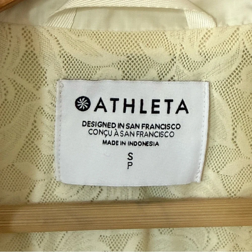 Athleta | Sightseer Lace Jacket, Magnolia White S
